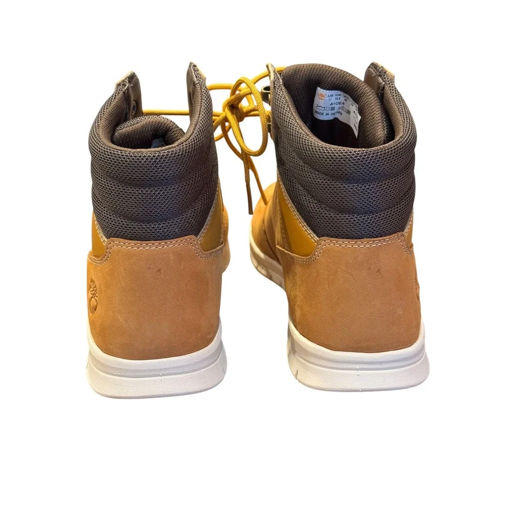 Timberland Mens Grayton Wheat Nubuck Leather Boots Size 11 Ortholite New
